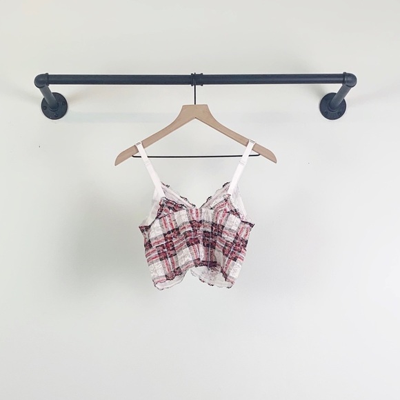 NWT Torrid Lace Longline Plaid Adjustable Braeltte - Picture 9 of 9